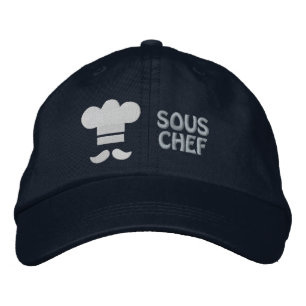 Boné Toca de Cozinheiro SUBCHEFE Bordada
