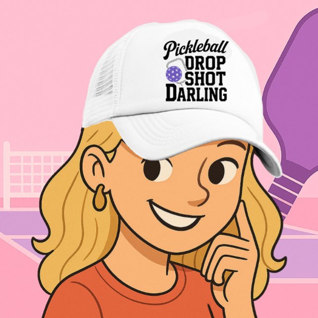 Boné Tocaia de Pickleball Darling Drop Shot (PICKLEBALL TRUCKER HAT)
