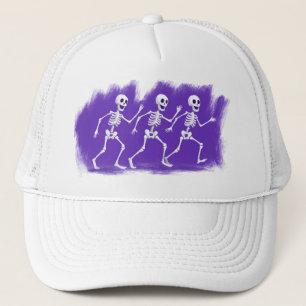 Boné Tocas de Esqueleto Amigáveis - Gorro Fofo e Assust