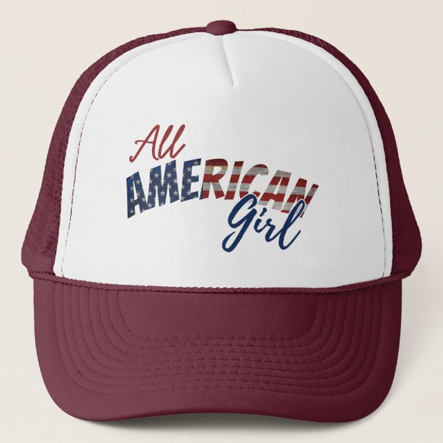 BONÉ TODA GAROTA AMERICANA TRUCKER HAT (Frente)