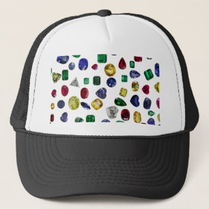 Boné Todos os Gemstones Coloridos