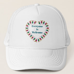 Boné Todos são bem-vindos ao Trucker Hat