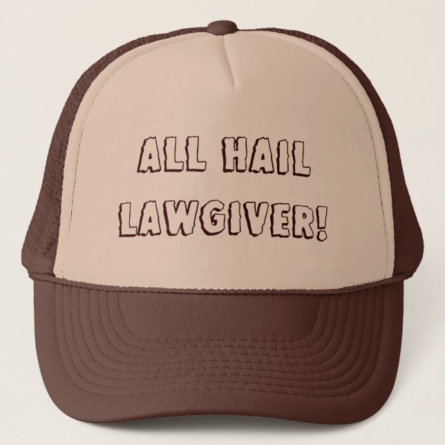 Boné Todos saudam o Lawgiver! (Frente)