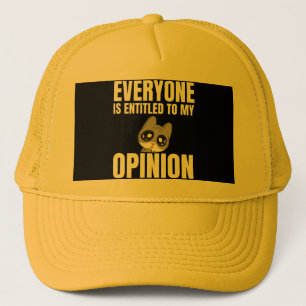 Boné Todos têm direito a minha opinião, Trucker Hat