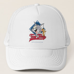 Boné Tom e Jerry   Tom e Jerry no diamante de basebol