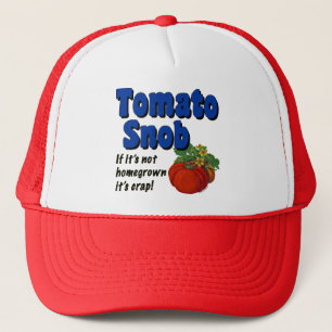 Boné Tomato Snob Gardener Dizendo Ódio