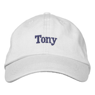 Boné "Tony" Nome Masculino Bordado,