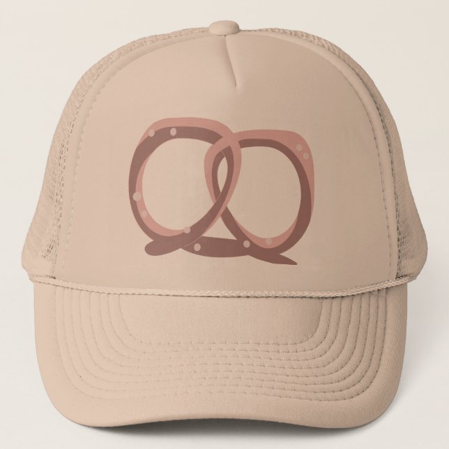 Boné Torção de Pretzel Salgado Rosa   (Frente)