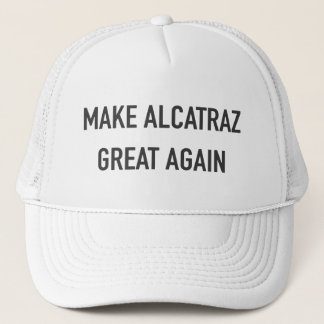 Boné Tornar o Excelente de Alcatraz novamente