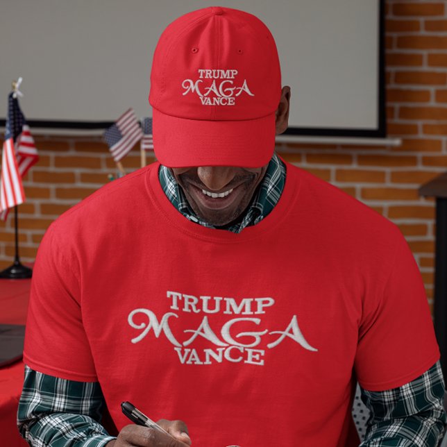 Boné Torne o Excelente americano novamente MAGA 47 Red  (Make America Great Again MAGA 47 Red Hat and T-Shirt)