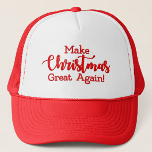 Boné Torne o Natal Grande Novamente Trump MAGA presente