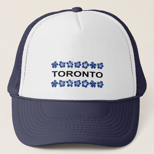 Boné Toronto Aloha Bandas Cor Azul-Claro (Frente)