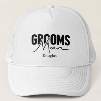 Boné Touca de Noivo Personalizada para Padrinhos