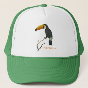 Boné Toucan Retrait Animal Tropical Bird Design