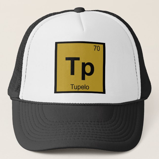 Boné Tp - Mesa Periódica De Química De Tupelo Mississip (Frente)