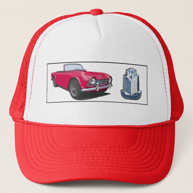 Boné TR4 vermelho (Frente)