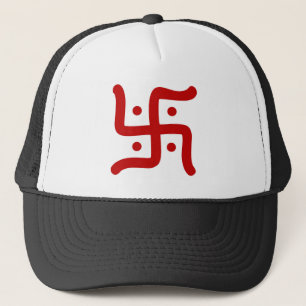 Boné tradicional hindu swastika, índio, símbolo religio