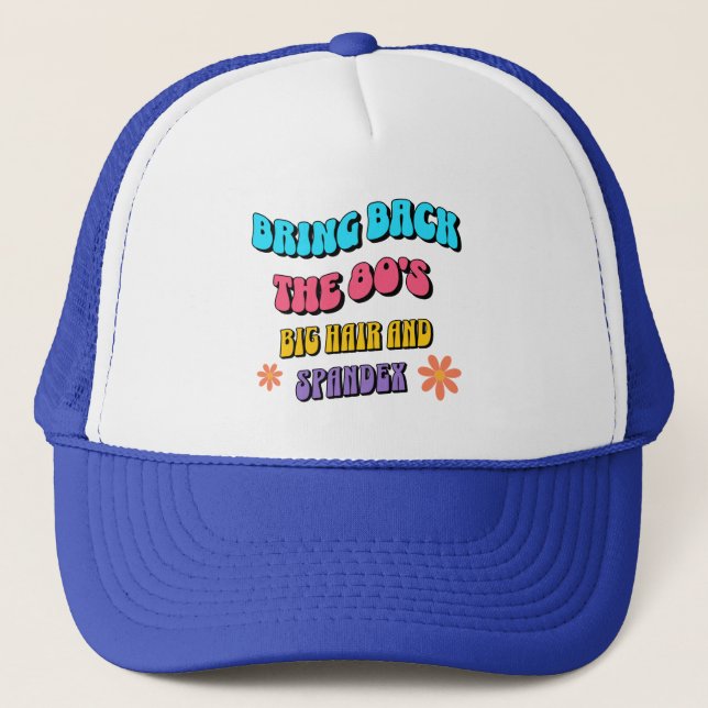 Boné Traga de Volta os Anos 80 (Frente)