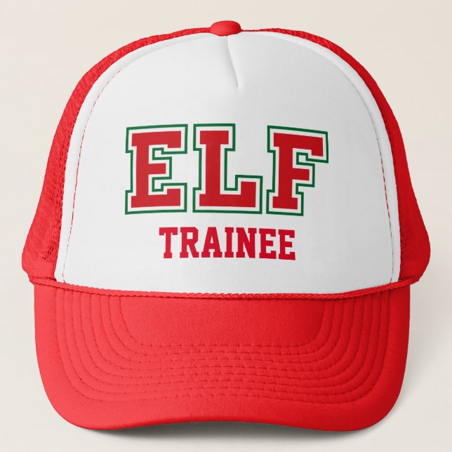 Boné TRAINEE Christmas ELF Trucker Hat (Frente)