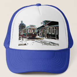 Boné TRC Neon Streetcar em stn Blue Trucker Hat