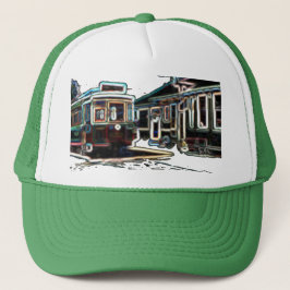 Boné TRC Neon Streetcar em stn Green Trucker Hat