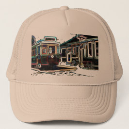 Boné TRC Neon Streetcar em stn Khaki Trucker Hat