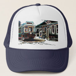 Boné TRC Neon Streetcar em stn Marinho Trucker Hat