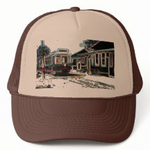 TRC Neon Streetcar em stn Trucker Hat