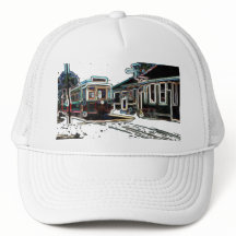 TRC Neon Streetcar em stn White Trucker Hat
