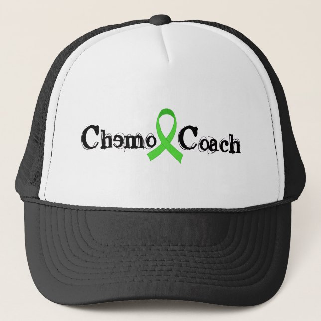 Boné Treinador de Chemo - fita verde (Frente)