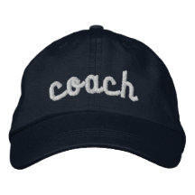 Trendy Embroidered Coach Hat para Mulheres