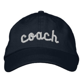 Boné Trendy Embroidered Coach Hat para Mulheres