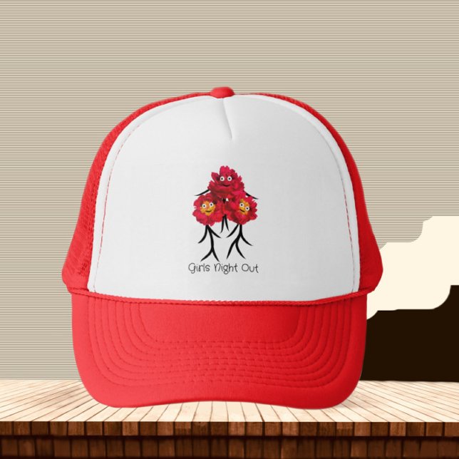 Boné Três peonias (Criador carregado)