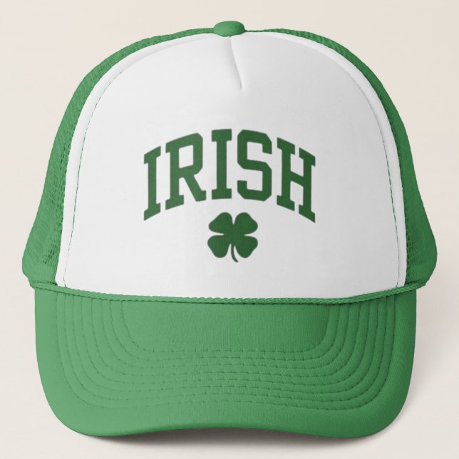Boné Trevo de Orgulho Irlandês Clássico - Dia de São Pa (Frente)