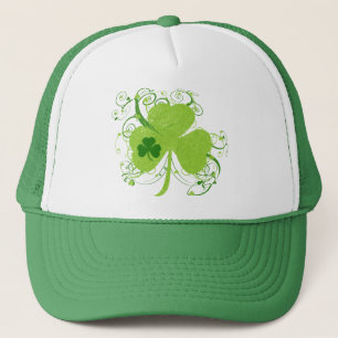 Boné Trevo irlandês verde