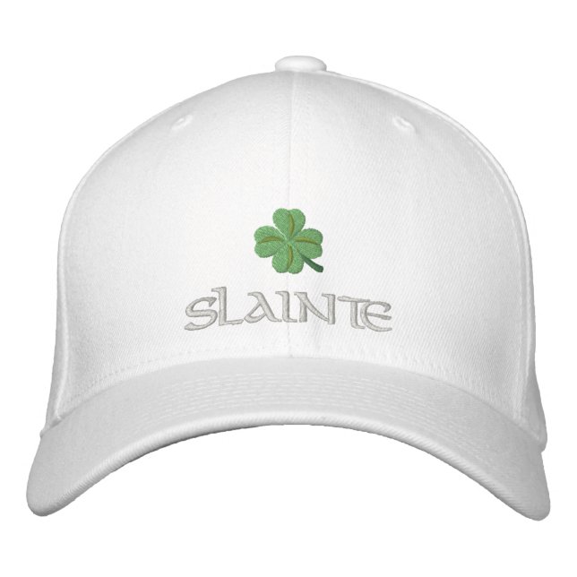 Boné Trevo slainte St Patrick irlandês (Frente)