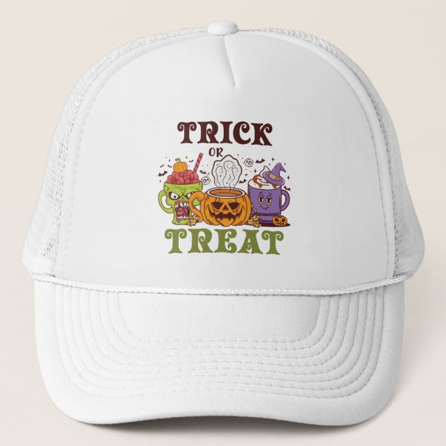 Boné Trick Ou Trate O Café (Frente)