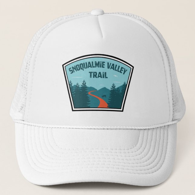 Boné Trilha do Vale de Snoqualmie Estado de Washington (Frente)