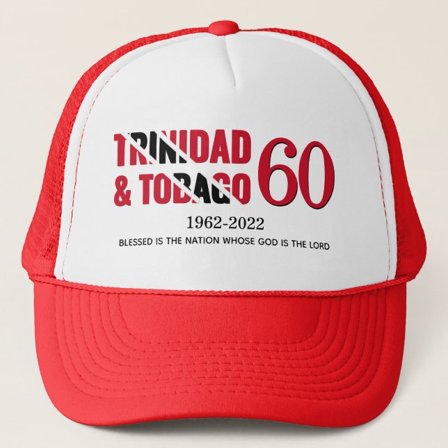 Boné TRINIDAD 60º aniversário da Independência (Frente)