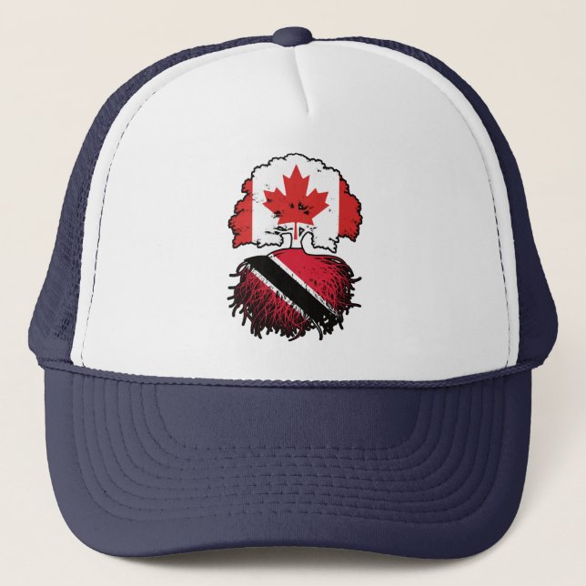 Boné Trinidade e Tobago Trinitário Canadense Canadá (Frente)