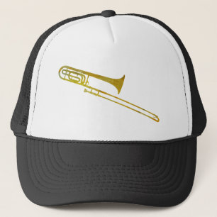 Boné Trombone dourado