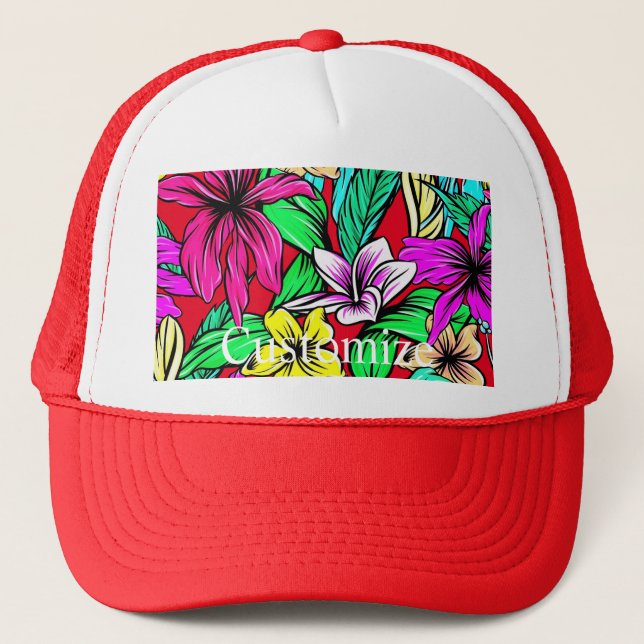 Boné Tropical Flower Mix Thunder_Cove (Frente)