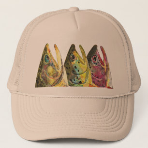 Boné Trout Pescador