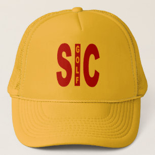 Boné Trucker amarelo SICILA GOLFE
