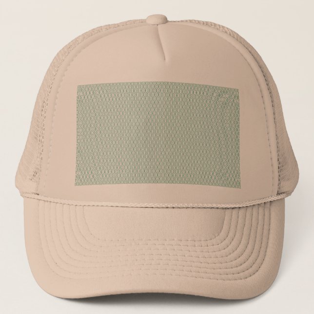 Boné Trucker Bege | Design Personalizado Minimalis (Frente)