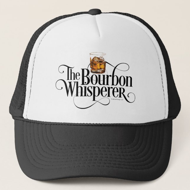 Boné Trucker Bourbon Whisperer (Frente)