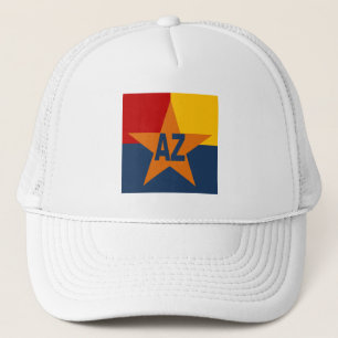 Boné Trucker branco ARIZONA