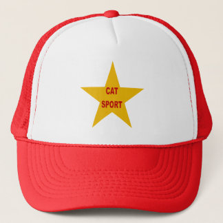 Boné trucker branco/vermelho CATALUNA DESPORTO