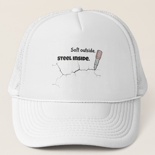 Boné Trucker Cap | Inspirational Women Strength Hat (Frente)