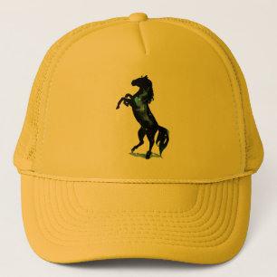 Boné Trucker Cavalo Preto